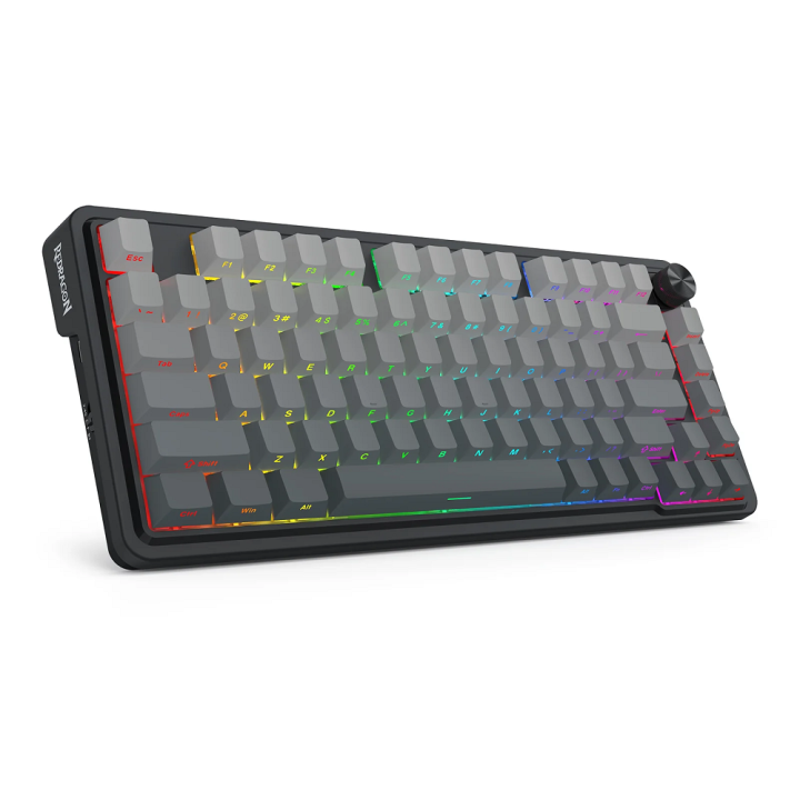 Redragon K673 PRO 75% Wireless RGB (Concrete Jungle) Claviers Redra...