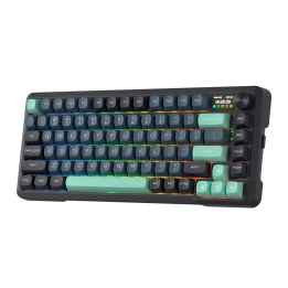 Redragon K724 Pro LCD Wireless Mechanical Keyboard (Dark Jade) Clav...