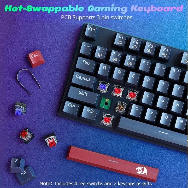 Redragon K671 Wired Mechanical Keyboard Claviers Redragon Maroc
