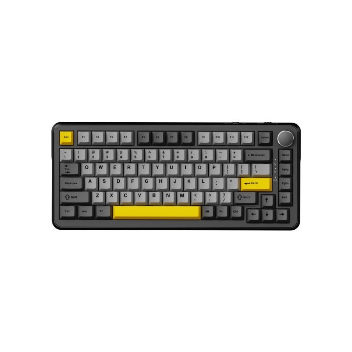 Odpaltoy×Ajazz AK820 MAX BLACK Grey Yellow (Magnetic Switch) Clavie...