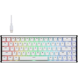 ajazz alux68 plus white (Magnetic Switch) Claviers Ajazz Maroc
