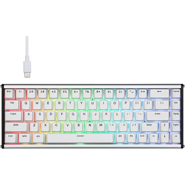ajazz alux68 plus white (Magnetic Switch) Claviers Ajazz Maroc
