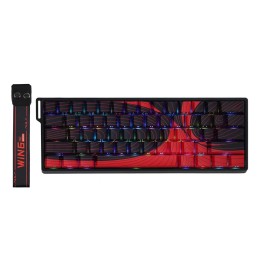 AULA WIN60 HE MAX Red Topographic (Magnetic Switch) Claviers AULA M...