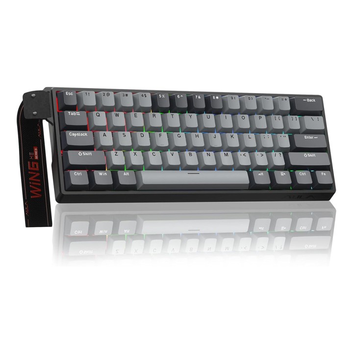 AULA WIN60 HE Black&Gray (Magnetic Switch) Claviers AULA Maroc
