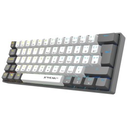 XTRMLAB Vortex Mini White/Dark Grey (Red Switch) Claviers XTRMLAB M...