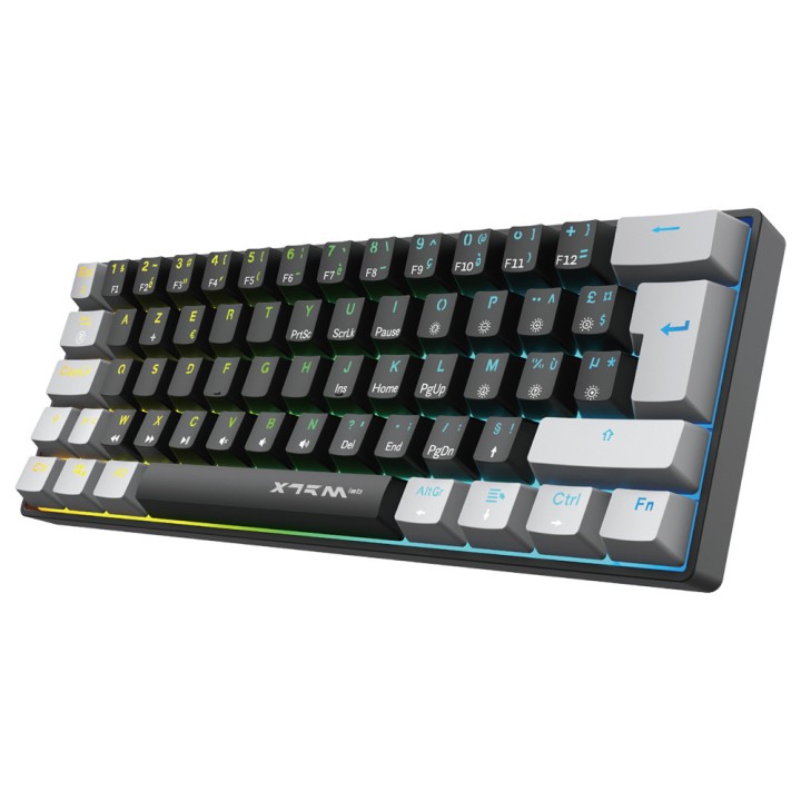XTRMLAB Vortex Mini Black/Light Grey (Red Switch) Claviers XTRMLAB ...