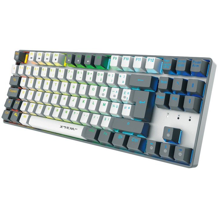XTRMLAB Vortex TKL White/Dark Grey (Red Switch) Claviers XTRMLAB Maroc