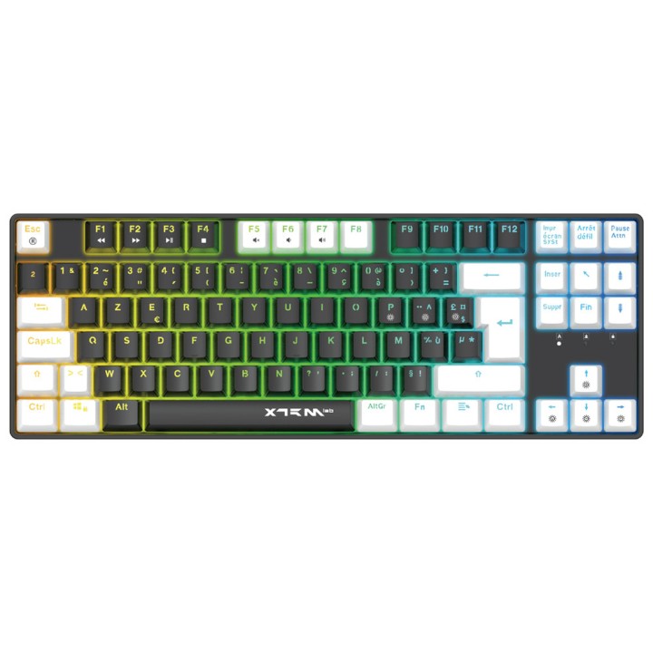 XTRMLAB Vortex TKL Black/White (Red Switch) Claviers XTRMLAB Maroc