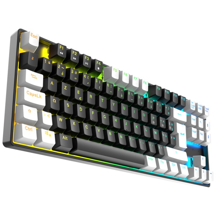 XTRMLAB Vortex TKL Black/White (Red Switch) Claviers XTRMLAB Maroc