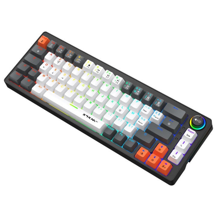 XTRMLAB Scope Black/White/Orange (Red Switch) Claviers XTRMLAB Maroc