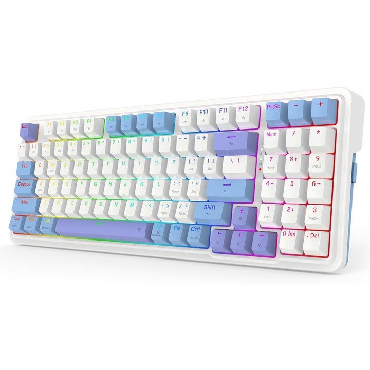 Redragon K664WBP Gloria PRO 60% Wireless RGB Claviers Redragon Maroc