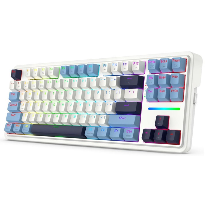 Redragon K728 Antonium Pro Wireless Mechanical Keyboard (Polar Blue...
