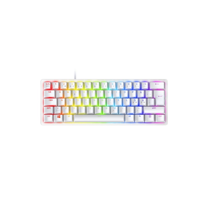 Razer Huntsman Mini Mercury (Red Switch) Blanc Claviers Razer Maroc