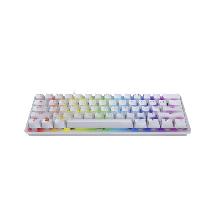 Razer Huntsman Mini Mercury (Red Switch) Blanc Claviers Razer Maroc
