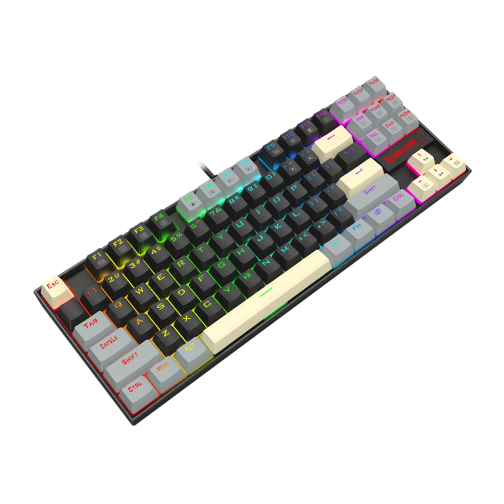 Redragon Kumara K552LGY TKL RGB (Outemu Red Switches) Claviers Redr...
