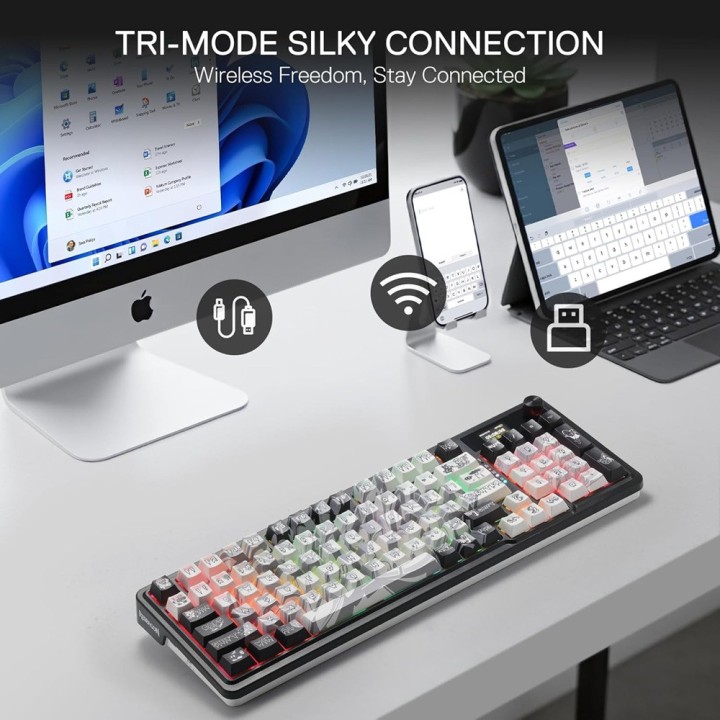 Redragon Galatin PRO K719 Wireless (Street Graffiti) Claviers Redra...