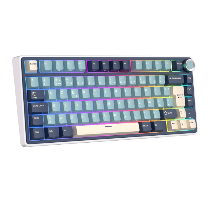 Royal Kludge R75 Forest Blue - K Silver Switch (FR Azerty) Claviers...