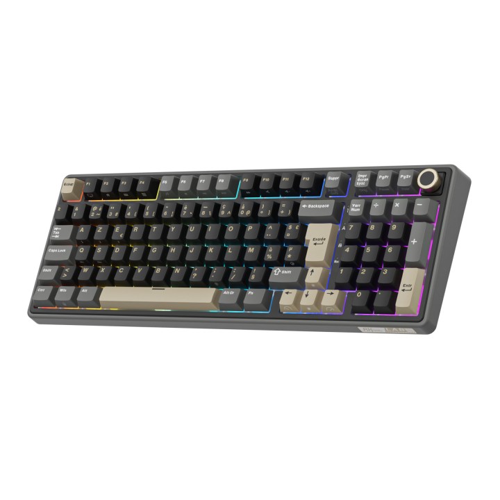 Royal Kludge RK R98Pro Phantom - Cream Switch (FR Azerty) Claviers ...