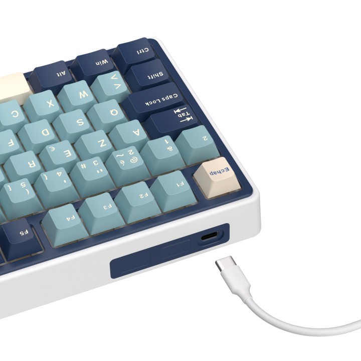 Royal Kludge R75 Forest Blue - K Silver Switch (FR Azerty) Claviers...