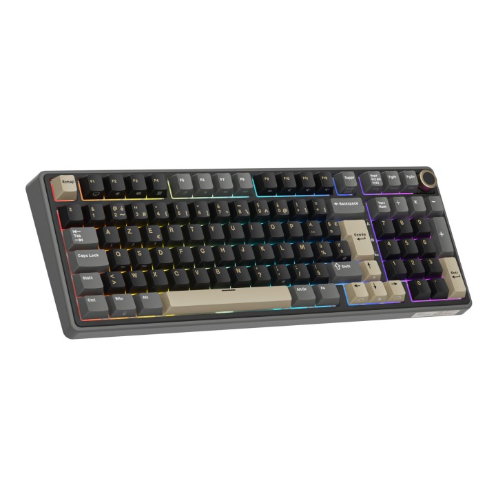 Royal Kludge RK R98Pro Phantom - Cream Switch (FR Azerty) Claviers ...