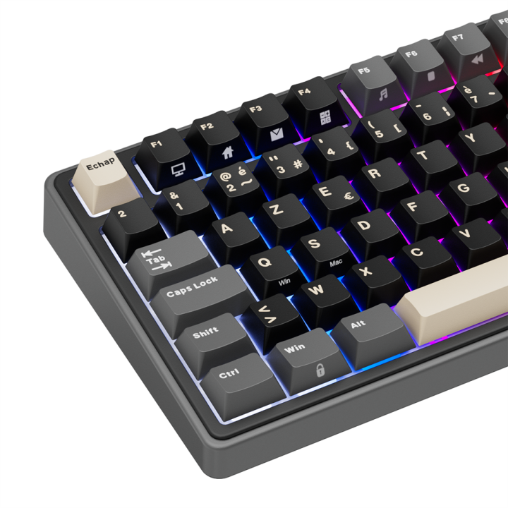 Royal Kludge R75 Phantom - K Silver Switch (FR Azerty) Claviers Roy...