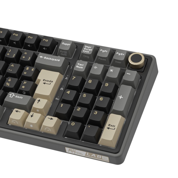 Royal Kludge RK R98Pro Phantom - Cream Switch (FR Azerty) Claviers ...