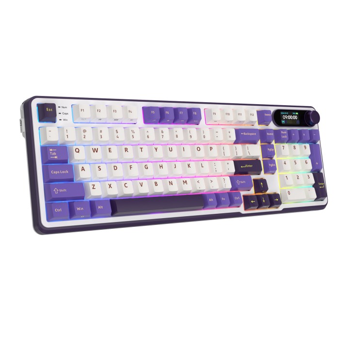 Royal Kludge RK-S98 Blackberry Mousse - Beige Switch (US Qwerty) Cl...
