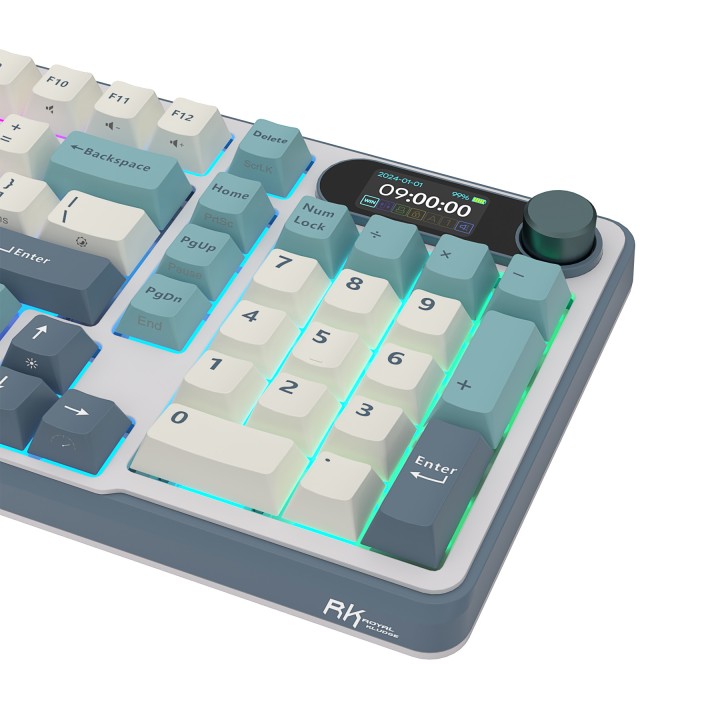 Royal Kludge RK-S98 Light Cloud - Beige Switch (US Qwerty) Claviers...