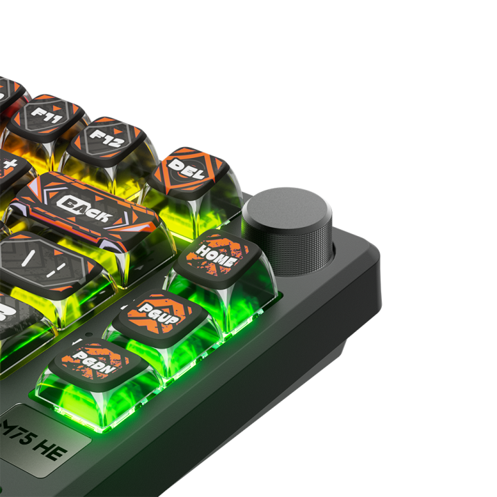 Royal Kludge RKM75 HE Hephaestus - Mint Switch (UK Qwerty) Claviers...