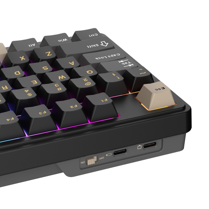 Royal Kludge RK N99 Phantom - Cream Switch (US Qwerty) Claviers Roy...