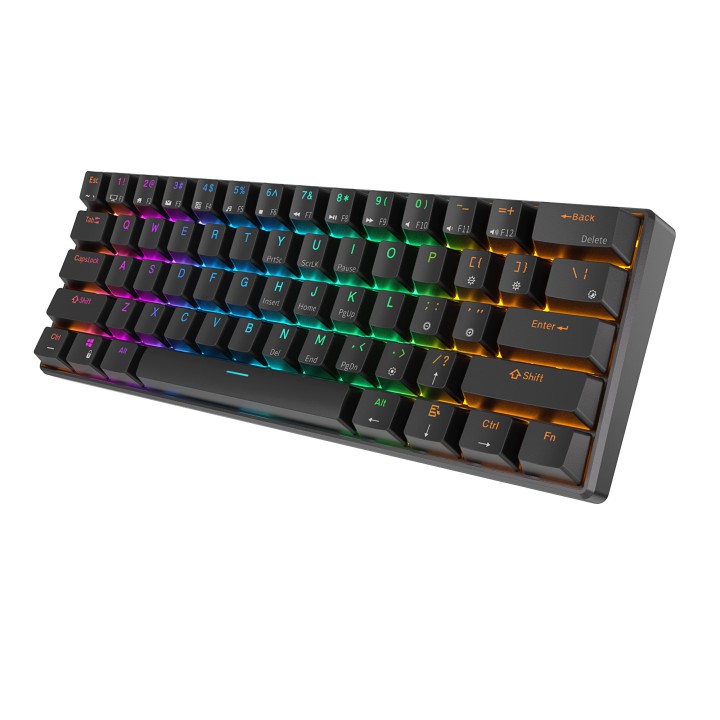 Royal Kludge RK61 Black - Blue Switch (US Qwerty) Claviers Royal Kl...