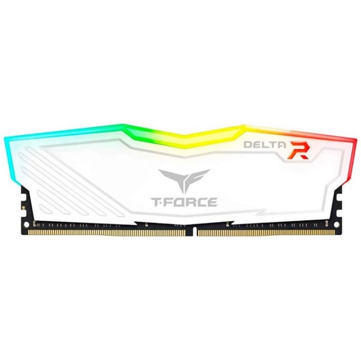 Team Group Delta RGB 16Go DDR4 3200MHz CL16 Blanc Mémoire vive PC T...