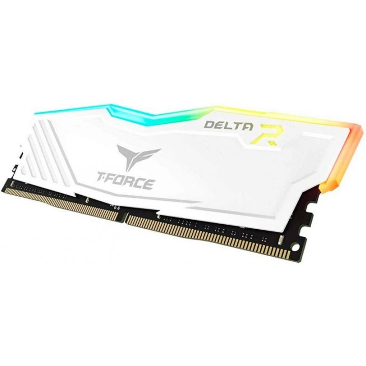 Team Group Delta RGB 16Go DDR4 3200MHz CL16 Blanc Mémoire vive PC T...