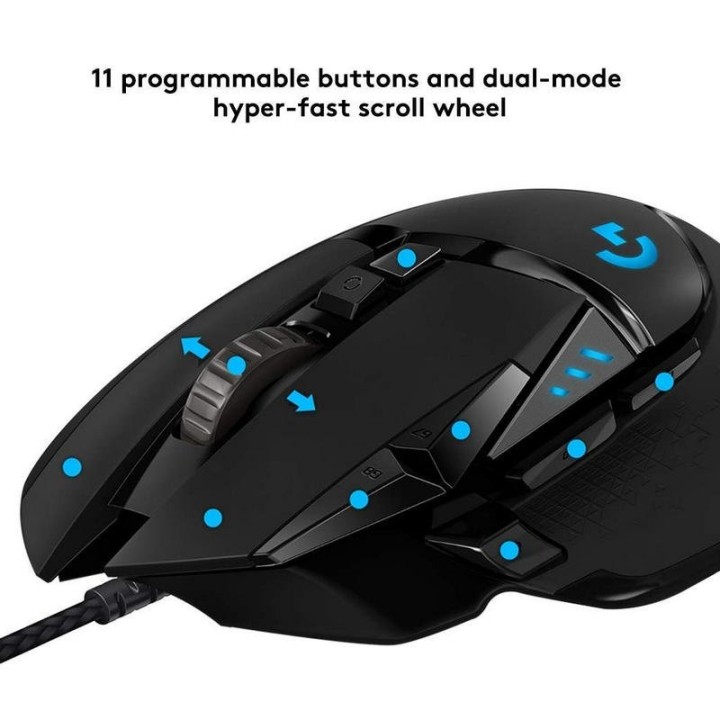 Logitech G502 Hero RGB Souris Logitech Maroc