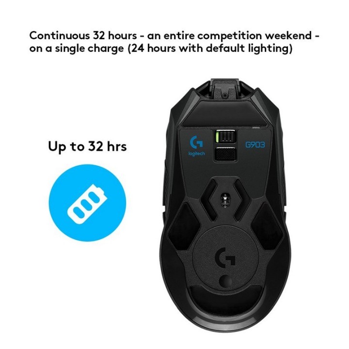 Logitech G903 Lightspeed Wireless Gaming Mouse Souris Logitech Maroc