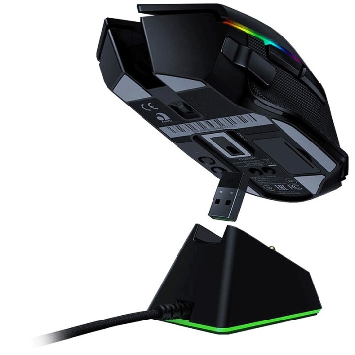 Razer Basilisk Ultimate Wireless + Dock Souris Razer Maroc