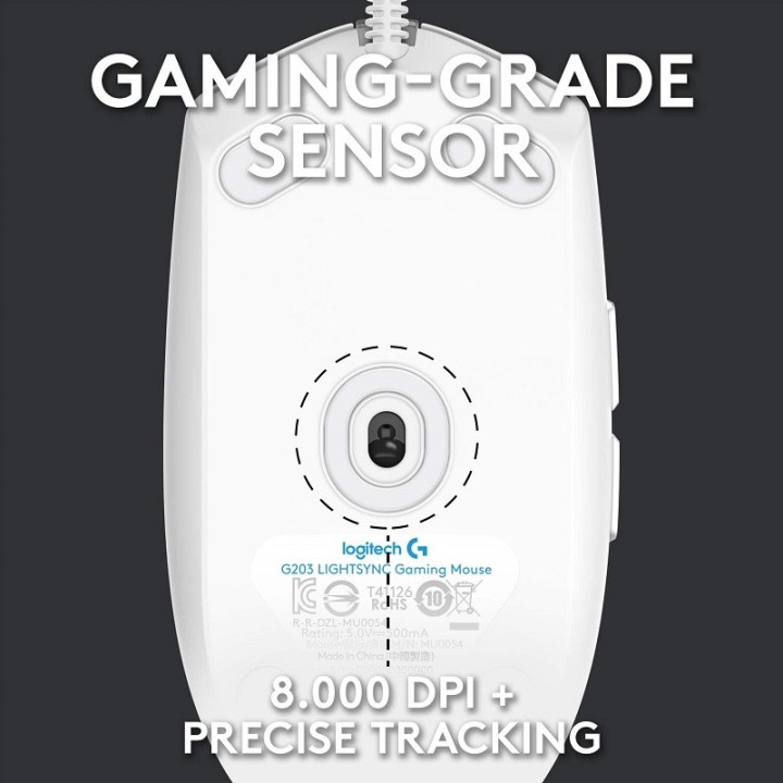 Logitech G102 LightSync RGB (Blanc) Souris Logitech Maroc