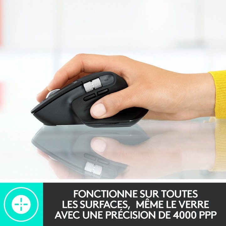 Logitech MX Master 3 (Graphite) Souris Logitech Maroc