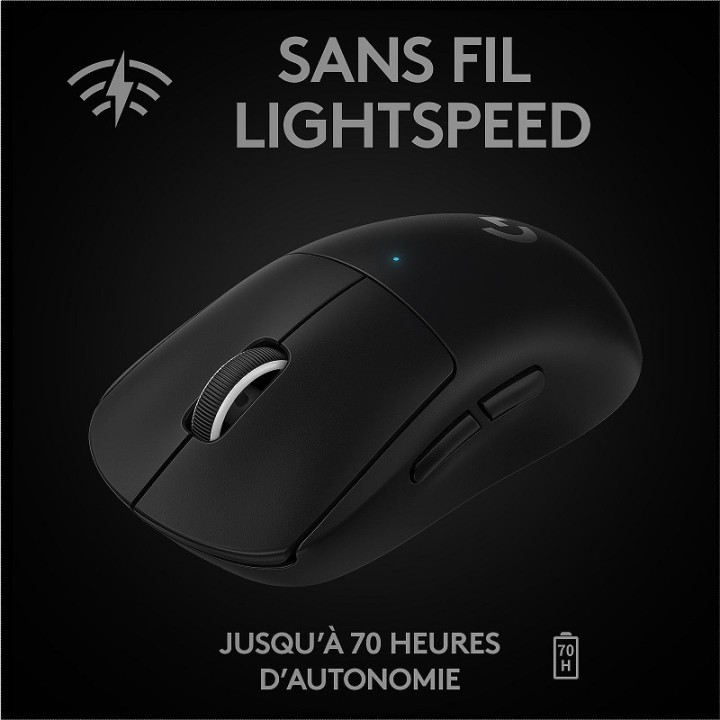 Logitech G Wireless Gaming Pro X Superlight (Noir) Souris Logitech ...