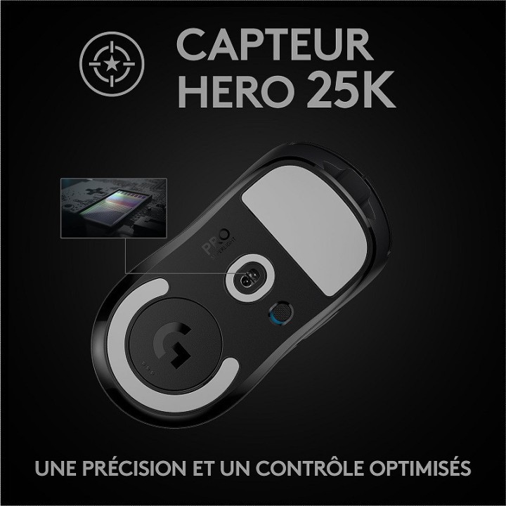 Logitech G Wireless Gaming Pro X Superlight (Noir) Souris Logitech ...