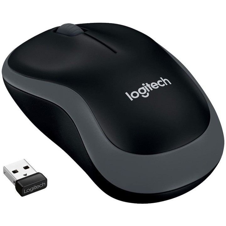 Logitech Wireless Mouse M185 (Gris) Souris Logitech Maroc