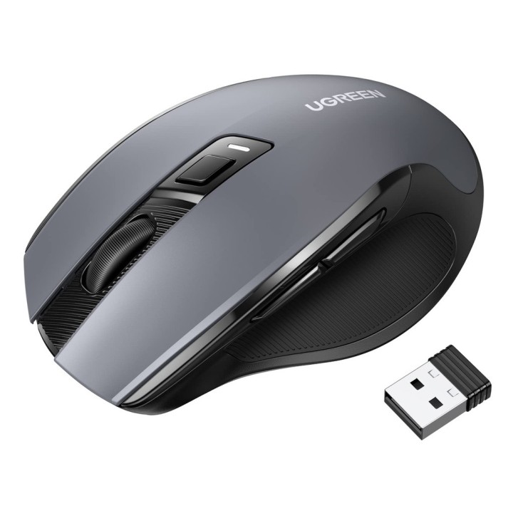 Ugreen Souris sans fil Design Egr 2,4 GHZ/15M Noir (90545) Souris U...