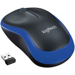 Logitech Wireless Mouse M185 (Blue) Souris Logitech Maroc