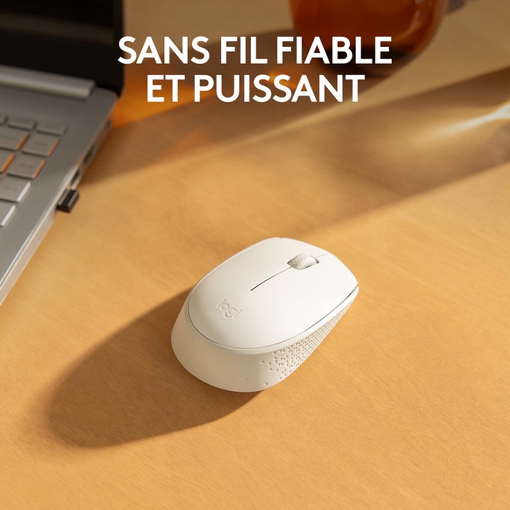 Logitech M171 Wireless Mouse (White) Souris Logitech Maroc