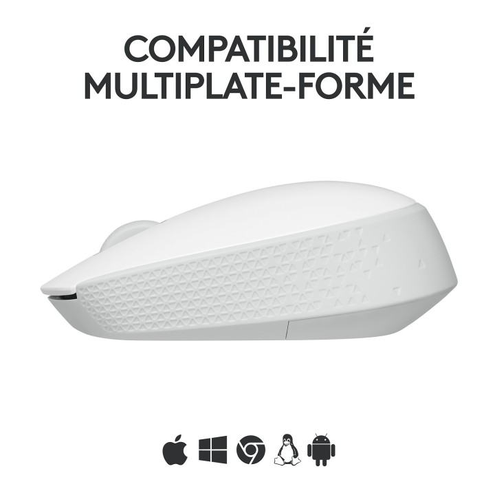 Logitech M171 Wireless Mouse (White) Souris Logitech Maroc