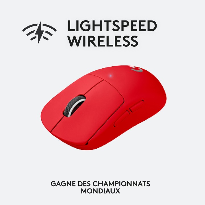 Logitech G Wireless Gaming Pro X Superlight (Red) Souris Logitech M...