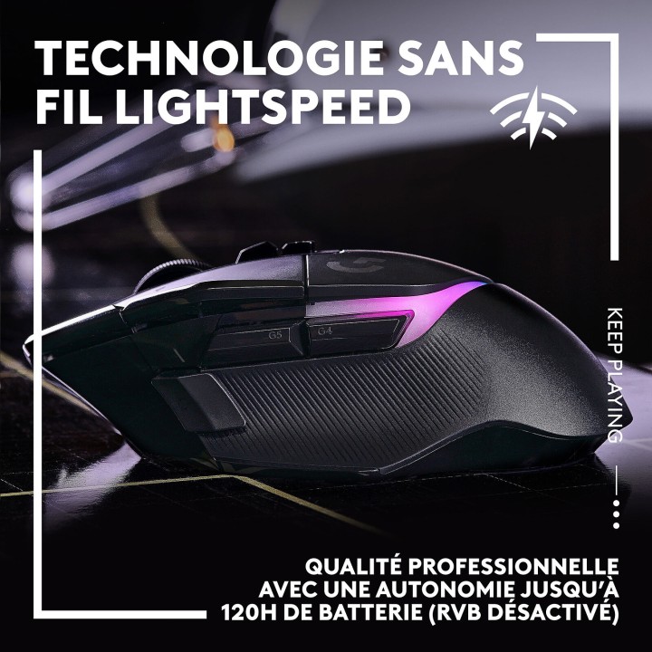 Logitech G G502X Plus Noir Souris Logitech Maroc