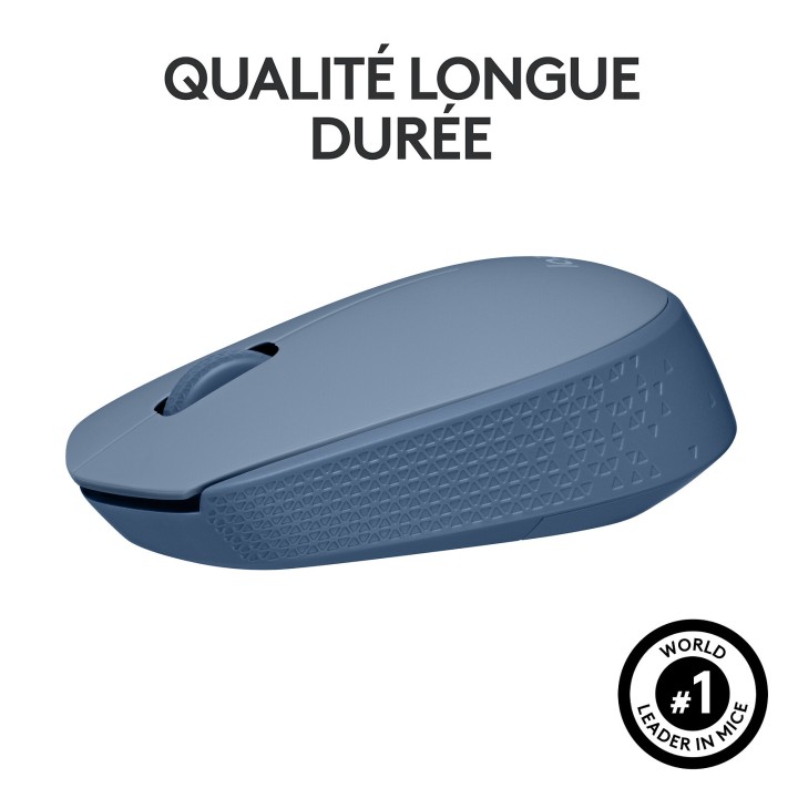 Logitech M171 Wireless Mouse (Blue Gray) Souris Logitech Maroc