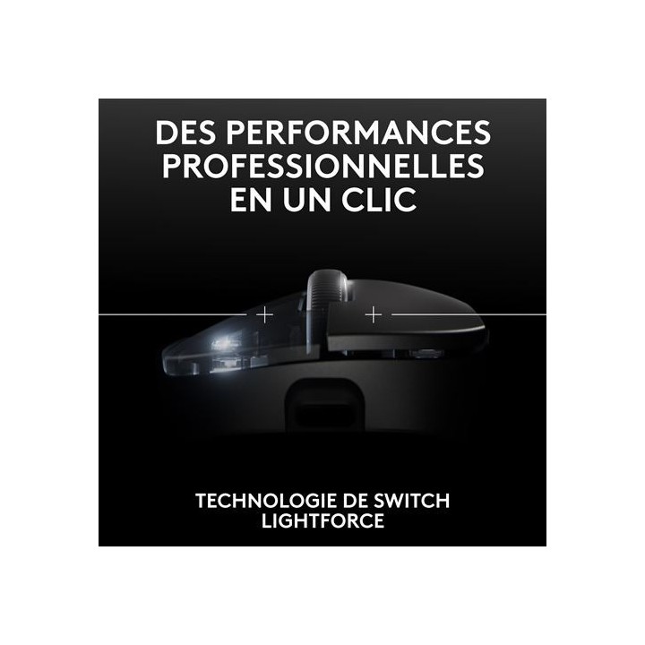 Logitech G Pro X Superlight 2 Lightspeed DEX (Black) Souris Logitec...