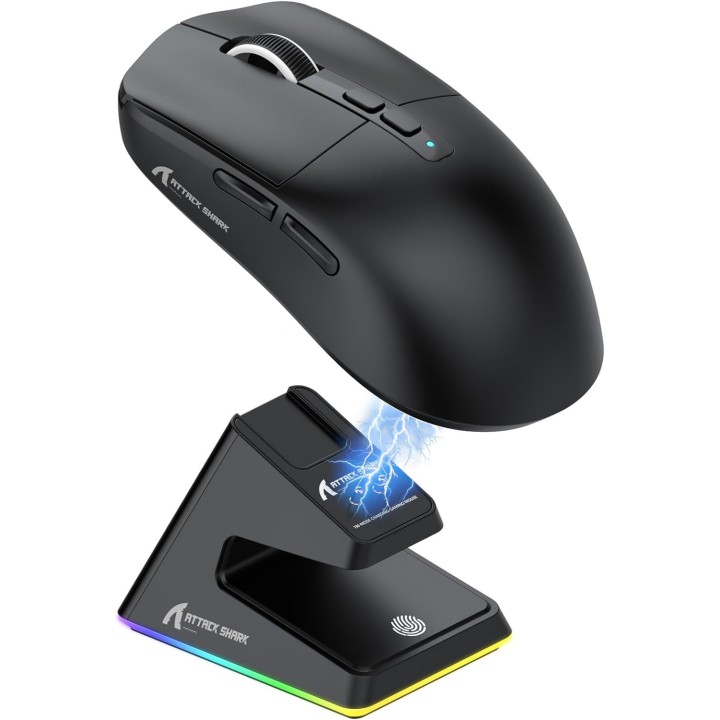 ATTACK SHARK X6 (Black) Souris ATTACK SHARK Maroc